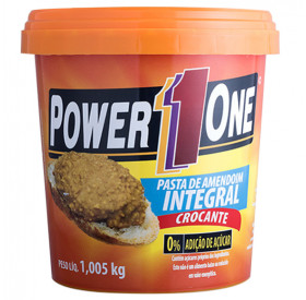 Pasta de Amendoim Power One 1 kg Crocante